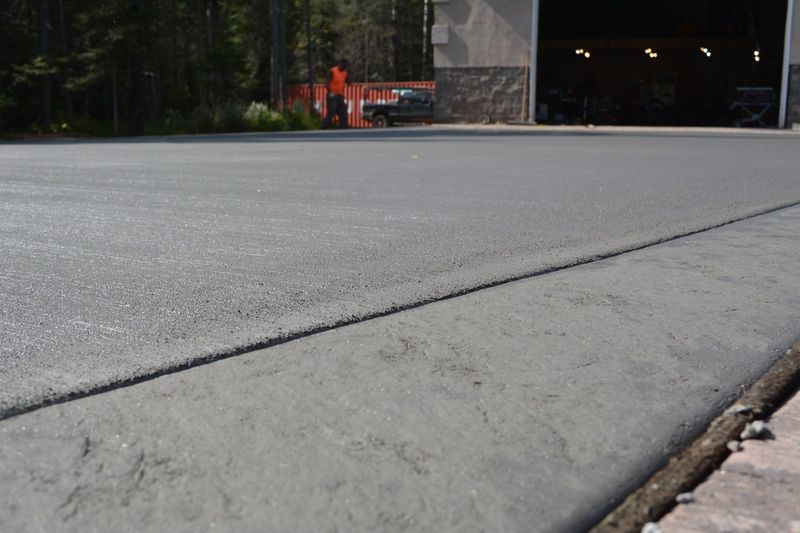 Driveway control joint detail
