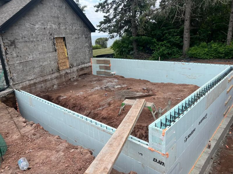 Home addition foundation